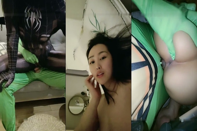 气质美少婦化身女蜘蛛侠VS神龟▌一颗大梨 ▌蜘蛛侠被按在胯下摩擦，缩阴功差点让神龟交械投降